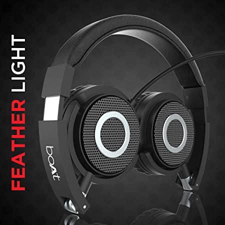boAt Bassheads 900 | Wired Earphones with 40mm Drivers, Compact & Foldable, In-line microphone, Super Bass - Nalanda Enterprises