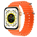 Boltt Newly Launched Vogue Large 2.05" Display Smart Watch, Always On Display, Wireless Charging, App Based GPS with Bluetooth Calling & 500+ Watch Faces (Loop Orange)