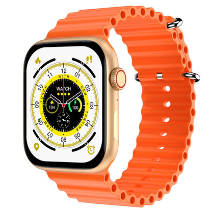 Boltt Newly Launched Vogue Large 2.05" Display Smart Watch, Always On Display, Wireless Charging, App Based GPS with Bluetooth Calling & 500+ Watch Faces (Loop Orange)