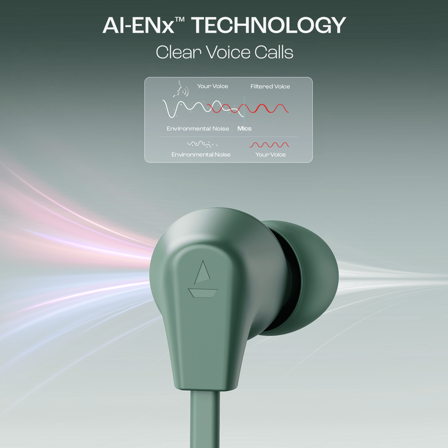 boAt Rockerz 150 Pro | Wireless Neckband with BEAST™️ Mode, Crystal Bionic Sound Powered by HiFi DSP5, AI ENx™️ Technology - Nalanda Enterprises