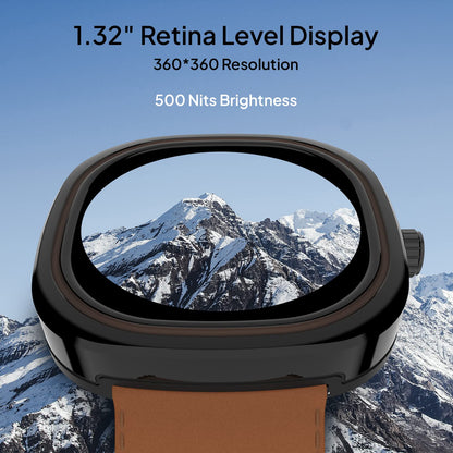 Fire-Boltt Collide 1.32" Display Smartwatch, Bluetooth Calling with Body Shielding Metal Paint, Single BT Connection, BT 2.0 Ultra Low Power Consumption, SpO2 (Silver Black)