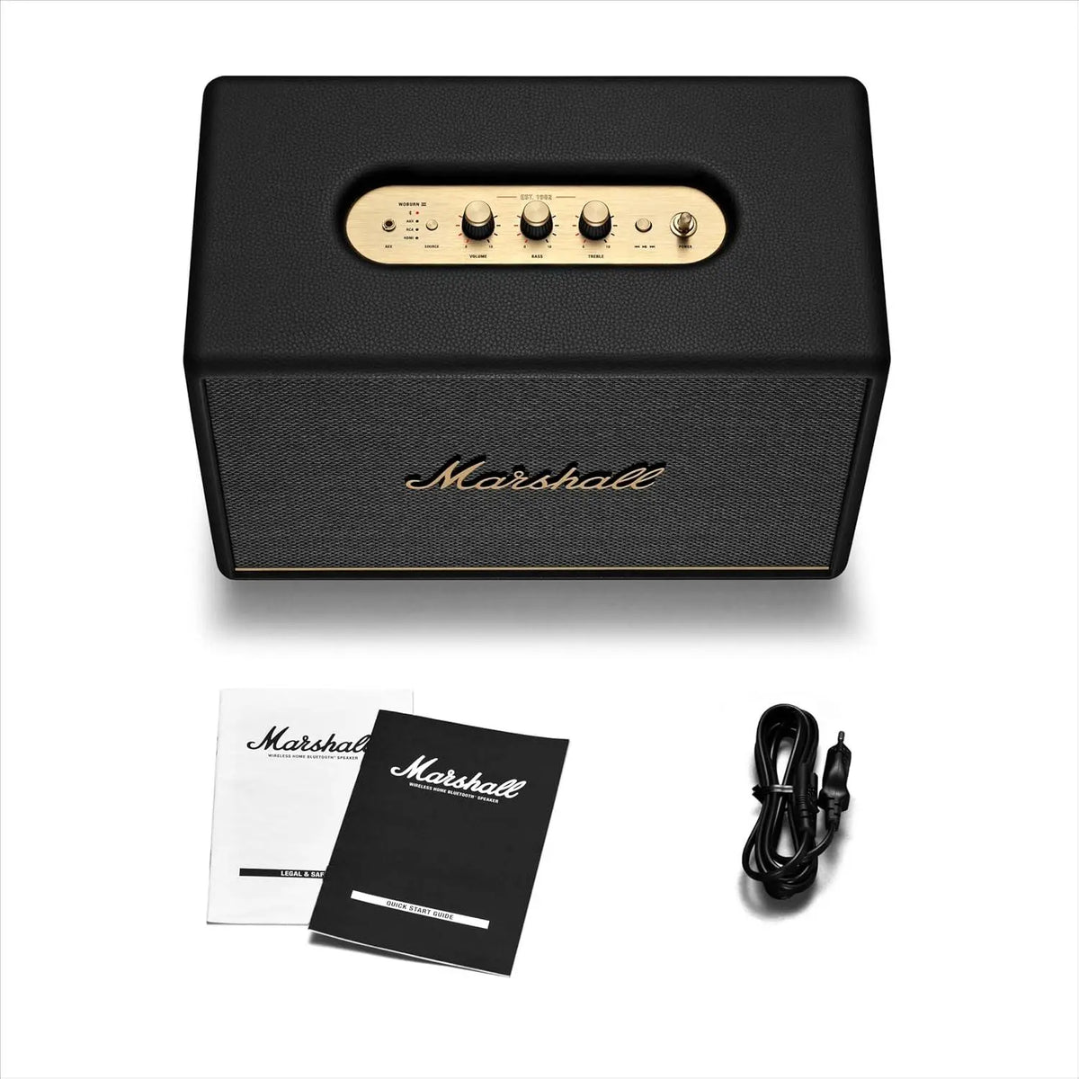Marshall Woburn III Home Speaker - Black - Nalanda Enterprises