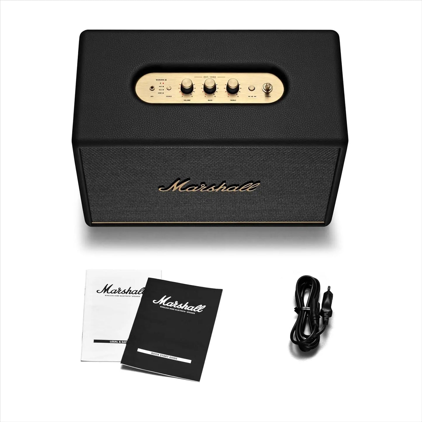 Marshall Woburn III Home Speaker - Black - Nalanda Enterprises