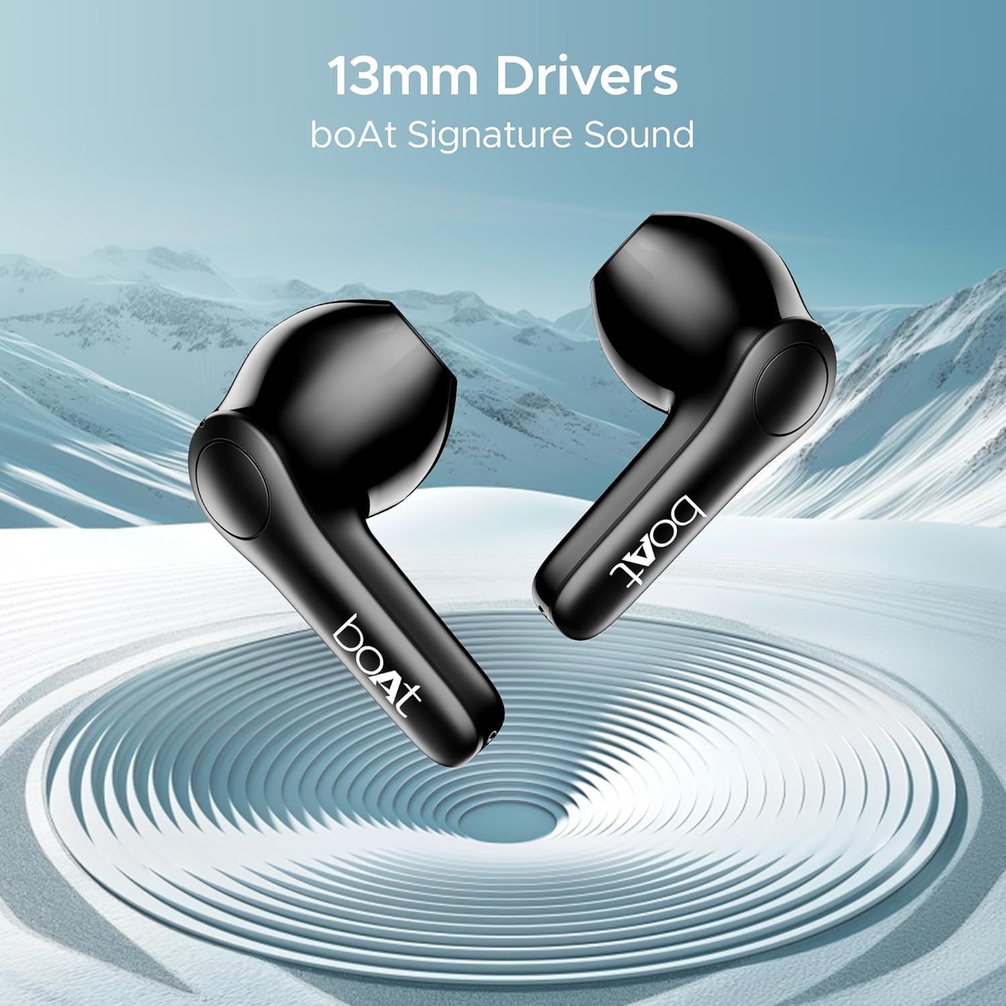 boAt Airdopes Atom 81 Pro Truly Wireless in Ear Ear Buds w/ 100hrs of Playtime, 4 Mics with ENx, Beast Mode with 50ms Low Latency, 13mm Drivers, IWP Tech, ASAP Charge(Ivory Elegance) - Nalanda Enterprises