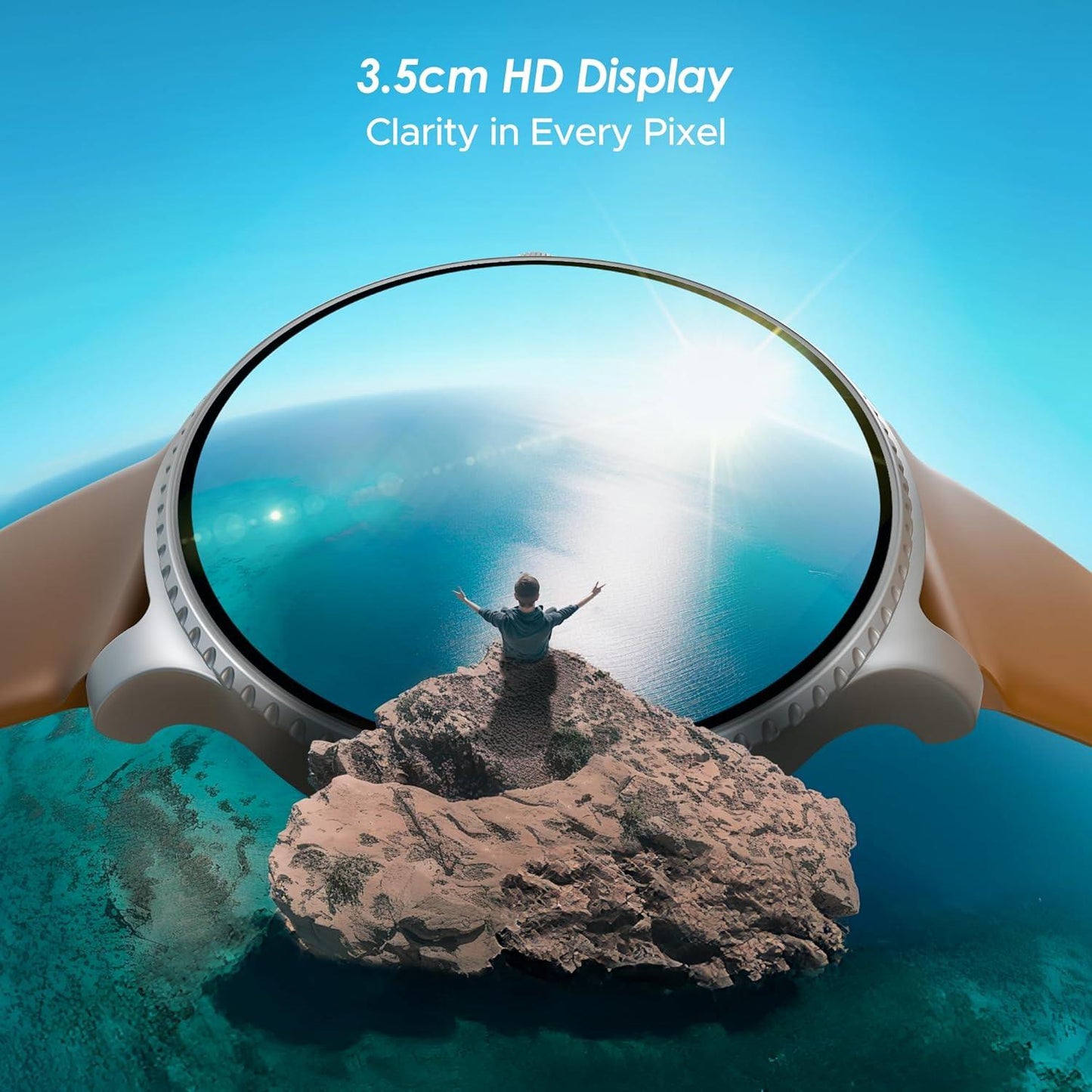boAt Lunar Discovery w/ 1.39" (3.5 cm) HD Display, Turn-by-Turn Navigation, DIY Watch Face Studio, Bluetooth Calling, Emergency SOS, QR Tray, Smart Watch for Men & Women(Active Black) - Nalanda Enterprises