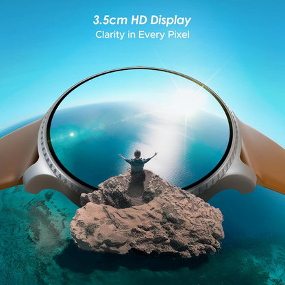 boAt Lunar Discovery w/ 1.39" (3.5 cm) HD Display, Turn-by-Turn Navigation, DIY Watch Face Studio, Bluetooth Calling, Emergency SOS, QR Tray, Smart Watch for Men & Women(Active Black) - Nalanda Enterprises
