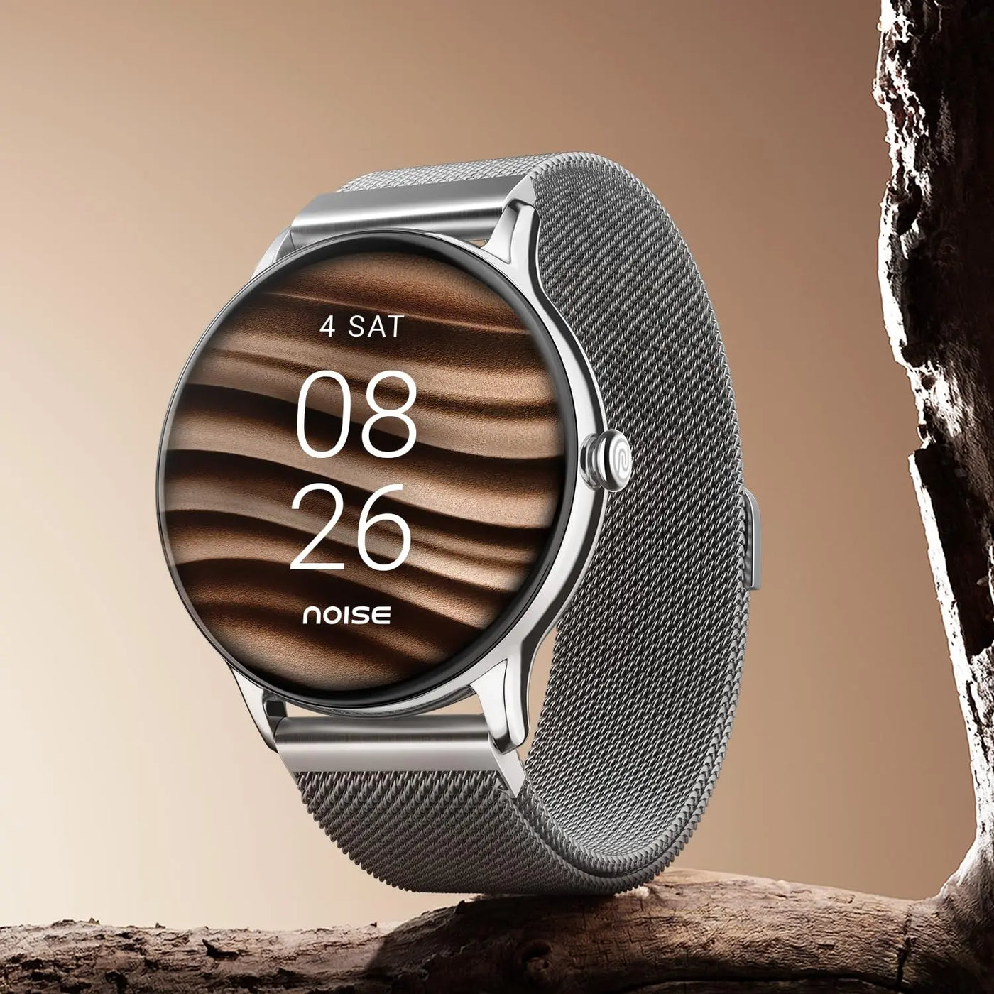 Noise Twist Go Round dial Smartwatch with BT Calling, 1.39" Display, Metal Build, 100+ Watch Faces, IP68, Sleep Tracking, 100+ Sports Modes, 24/7 Heart Rate Monitoring (Black Link) - Nalanda Enterprises