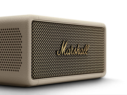 Marshall Middleton Portable Bluetooth Speaker with 20+ Hours of Portable Playtime, 360° Sound, Dust & Waterproof (IP67) - Cream - Nalanda Enterprises