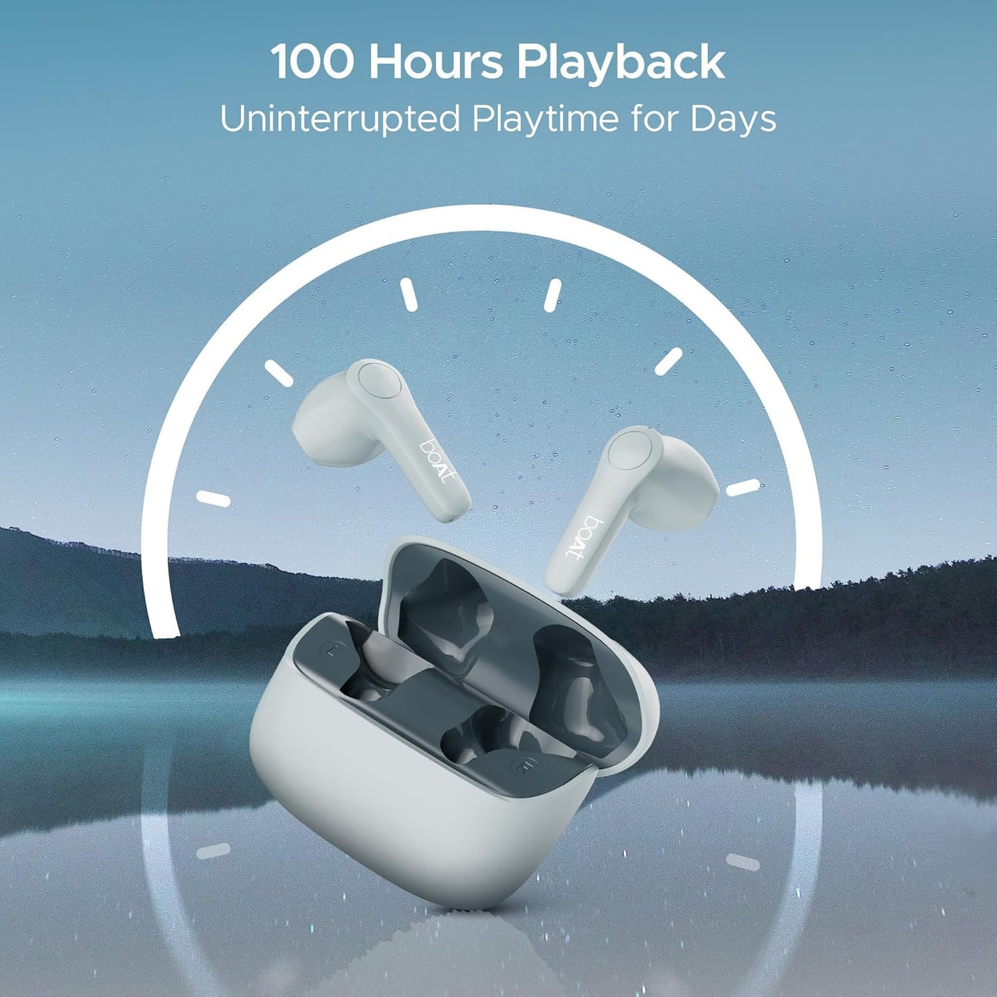 boAt Airdopes Atom 81 Pro Truly Wireless in Ear Ear Buds w/ 100hrs of Playtime, 4 Mics with ENx, Beast Mode with 50ms Low Latency, 13mm Drivers, IWP Tech, ASAP Charge(Ivory Elegance) - Nalanda Enterprises