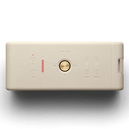 Marshall Middleton Portable Bluetooth Speaker with 20+ Hours of Portable Playtime, 360° Sound, Dust & Waterproof (IP67) - Cream - Nalanda Enterprises