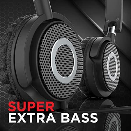 boAt Bassheads 900 | Wired Earphones with 40mm Drivers, Compact & Foldable, In-line microphone, Super Bass - Nalanda Enterprises