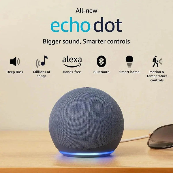 Amazon Echo Dot 4th gen | Smart speaker with Bigger sound, Alexa and Bluetooth - Nalanda Enterprises