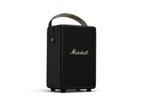 Marshall Tufton Portable Bluetooth Speaker with 20+ Hours of Portable Playtime, (360° Sound), Water-Resistant (IPX2) - Black & Brass. - Nalanda Enterprises