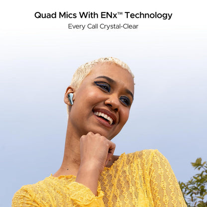 boAt Airdopes 280 ANC Truly Wireless in-Ear Earbuds with 32dB ANC, Ambient Mode, 60HRS Playback, 13mm Drivers, 4 Mics ENx™, in-Ear Detection, ASAP™ Charge,Beast Mode,IPX5 Ear Buds TWS (Active Black) - Nalanda Enterprises