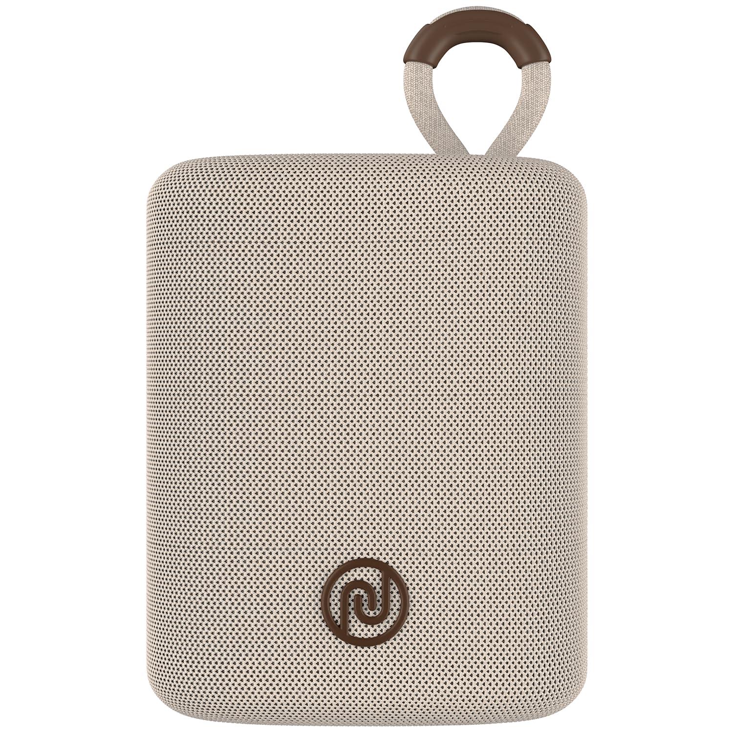 Noise Vibe 2 5W Portable Wireless Bluetooth Speaker with Built-in Mic,15H Playtime,TWS Pairing Support,52mm Driver,BT v5.3 (Safari Beige) - Nalanda Enterprises