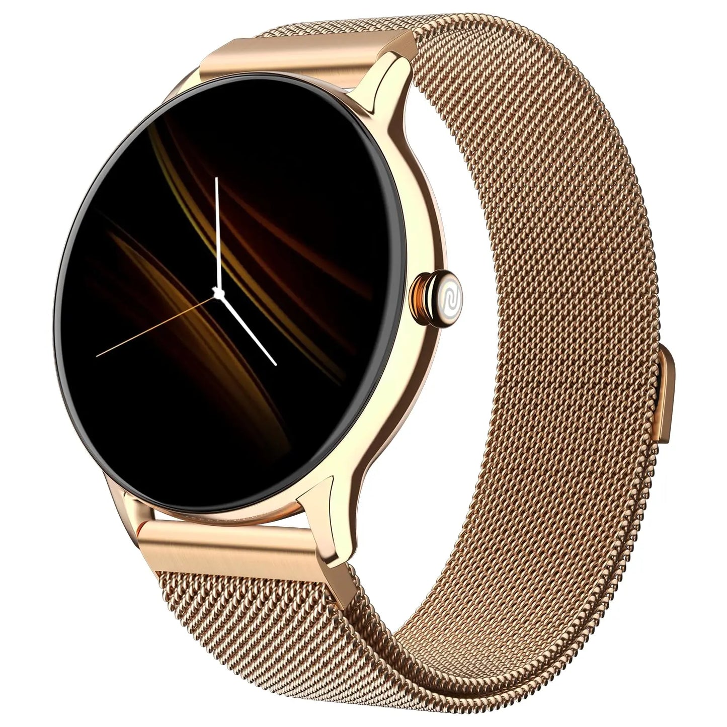Noise Twist Go Round dial Smartwatch with BT Calling, 1.39" Display, Metal Build, 100+ Watch Faces, IP68, Sleep Tracking, 100+ Sports Modes, 24/7 Heart Rate Monitoring (Black Link) - Nalanda Enterprises