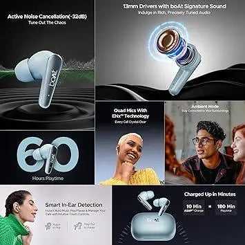 boAt Airdopes 280 ANC Wireless Earbuds - View 4
