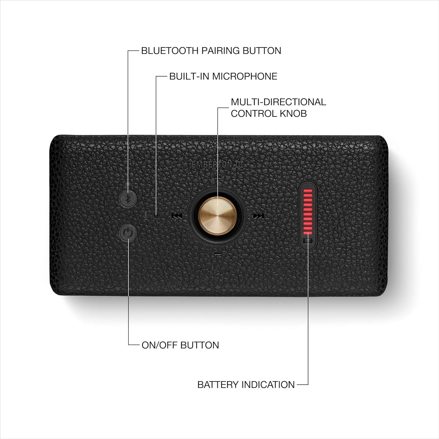 Marshall Emberton III Portable Bluetooth Speaker - Nalanda Enterprises