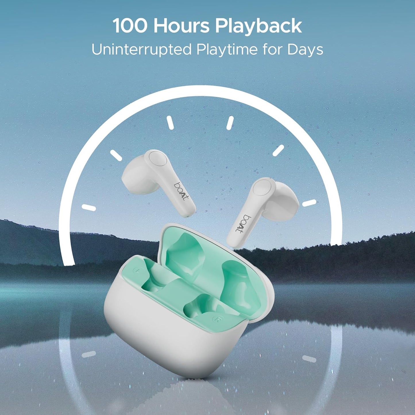 boAt Airdopes Atom 81 Pro Truly Wireless in Ear Ear Buds w/ 100hrs of Playtime, 4 Mics with ENx, Beast Mode with 50ms Low Latency, 13mm Drivers, IWP Tech, ASAP Charge(Ivory Elegance) - Nalanda Enterprises