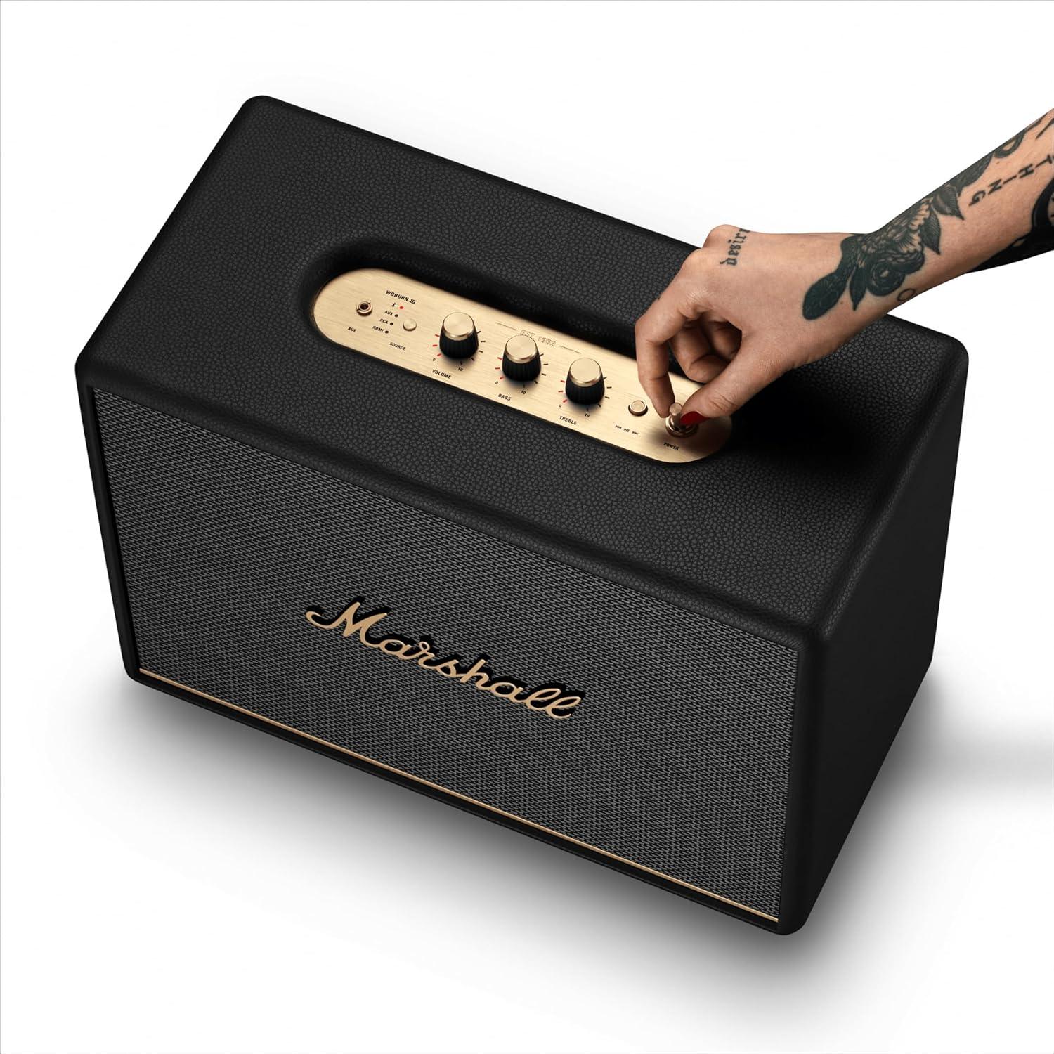Marshall Woburn III Home Speaker - Black - Nalanda Enterprises
