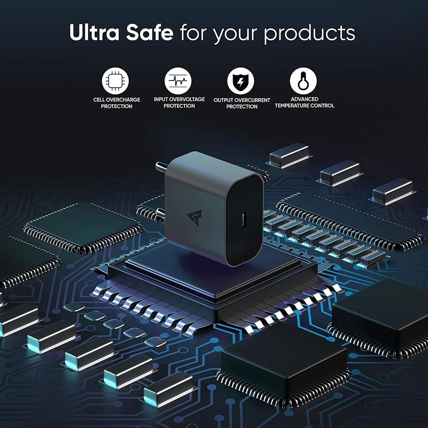 Vaku ® Aiges 20W PD Port Charger Type C Adapter
