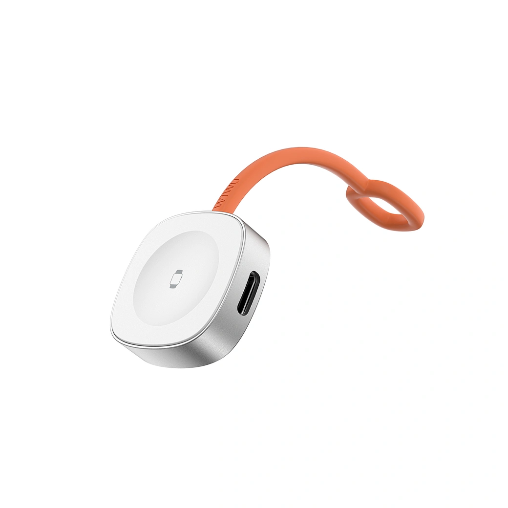 WiWU Wi-M23 Portable Apple Watch Charger — Magnetic Puck with USB-C + Lightning Dual Input Nalanda Enterprises