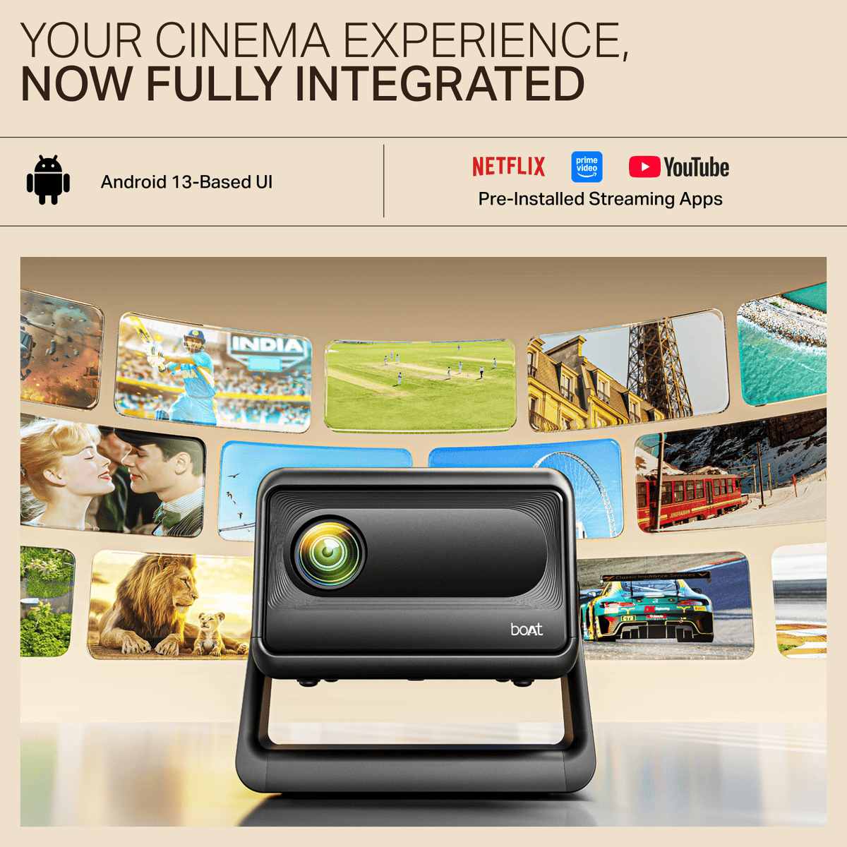 boAt Cinehead E1 smart projector - View 8