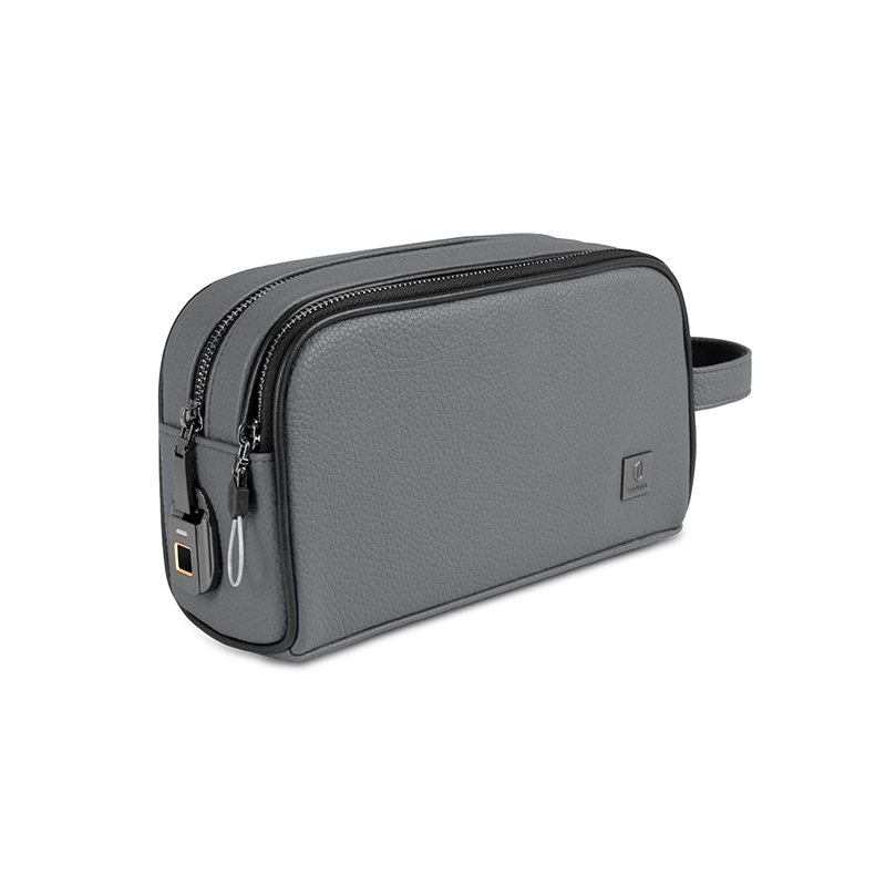 WiWU Phantom Fingerprint Lock Pouch Pro – Smart Anti-Theft Biometric Travel Organizer