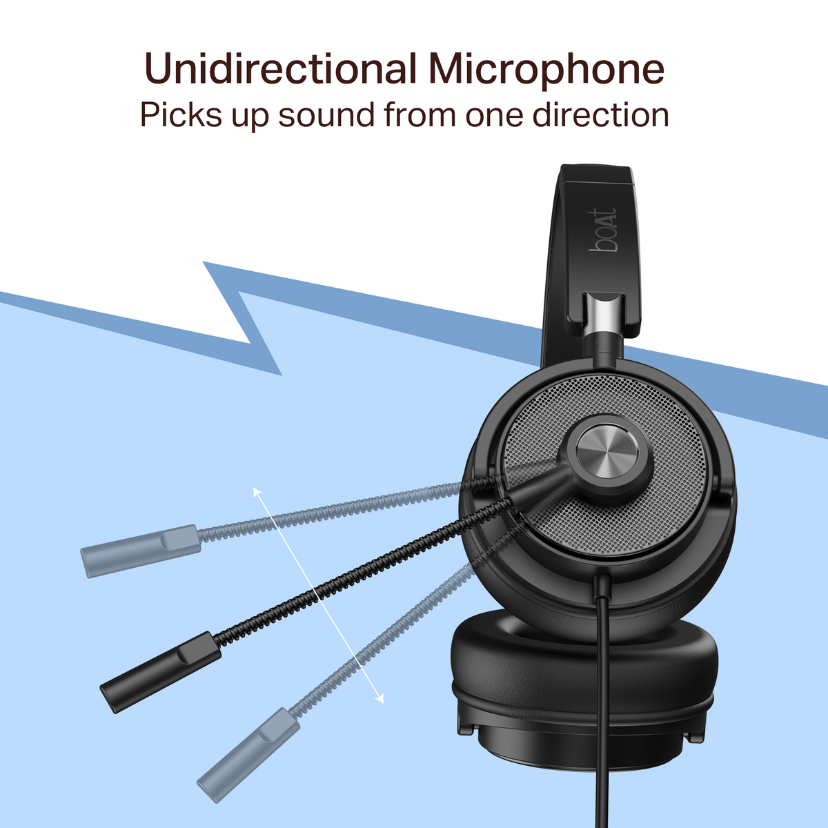 Bassheads 901 Pro | Wired Headset with Retractable Mic, Remote Control & Adjustable Headband