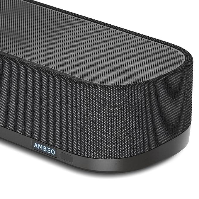 Sennheiser AMBEO Soundbar Plus - 400 Watts with Immersive 3D Surround Sound, Virtual 7.1.4 Speaker Setup, Built-in 4 Dual Subwoofers, Alexa Built-in and Dolby Atmos, 2 Years Warranty - Nalanda Enterprises