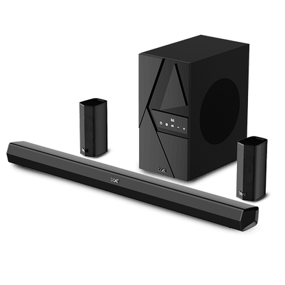 boAt Aavante Bar 3500 | Bluetooth Soundbar with 500W RMS Immersive Sound, 5.1 Channel with Subwoofer, Wired Rear Speakers - Nalanda Enterprises