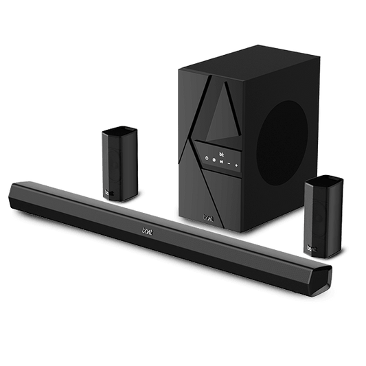 boAt Aavante Bar 3500 | Bluetooth Soundbar with 500W RMS Immersive Sound, 5.1 Channel with Subwoofer, Wired Rear Speakers - Nalanda Enterprises