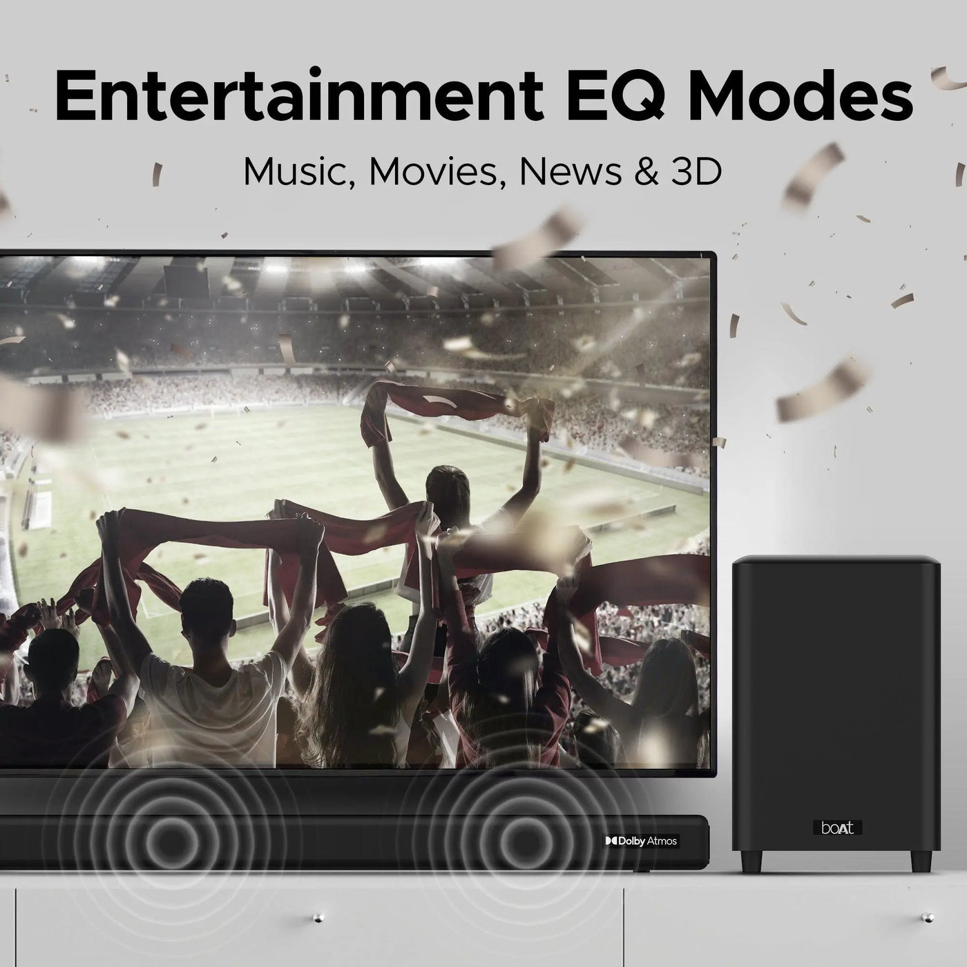 boAt Aavante Bar 4100DA | Soundbar with 300W RMS boAt Signature Sound, 3.1.2 Channel Surround Sound, Bluetooth v5.3 - Nalanda Enterprises
