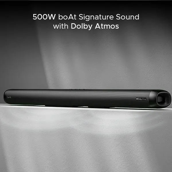 boAt Aavante Bar 5500DA | Dolby Atmos Soundbar with 500W Immersive Sound, 5.1.2 Channel with Wired Woofer, Multi-connectivity - Nalanda Enterprises