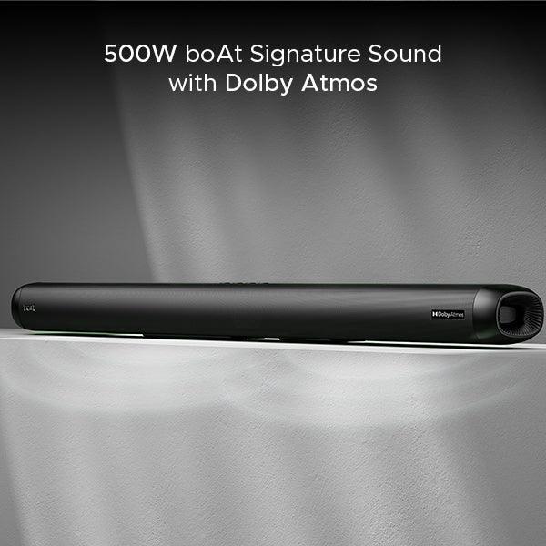 boAt Aavante Bar 5500DA | Dolby Atmos Soundbar with 500W Immersive Sound, 5.1.2 Channel with Wired Woofer, Multi-connectivity - Nalanda Enterprises
