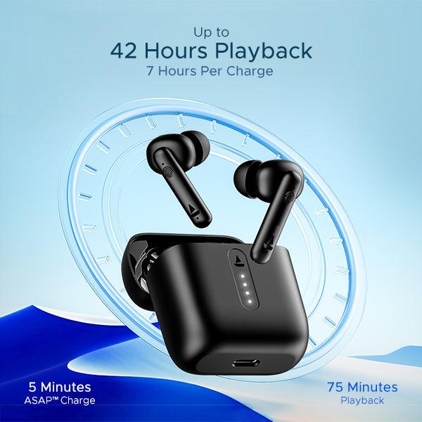 boAt Airdopes 141 | Wireless Earbuds with 42 Hours Playback, ENx™ Technology, BEAST™️ Mode - Nalanda Enterprises