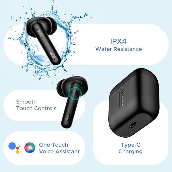boAt Airdopes 141 | Wireless Earbuds with 42 Hours Playback, ENx™ Technology, BEAST™️ Mode - Nalanda Enterprises