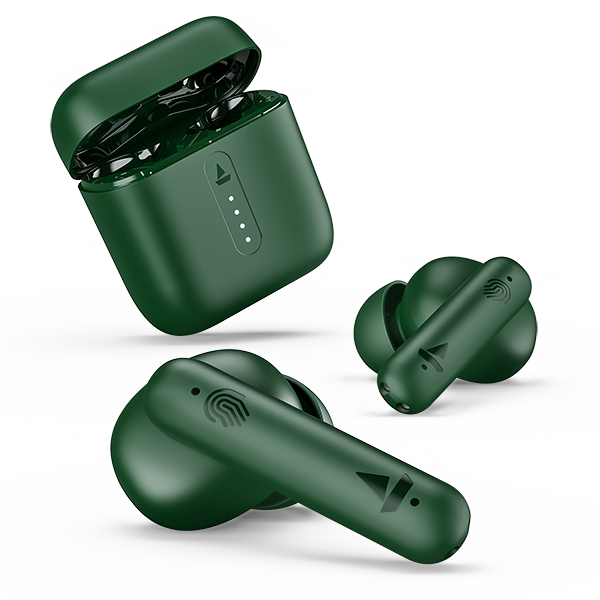boAt Airdopes 148/141 Bluetooth Truly Wireless in Ear Ear Buds w/ 42H Playtime,Low Latency Mode for Gaming, ENx Tech, IWP, IPX4 Water Resistance, Smooth Touch Controls - Nalanda Enterprises