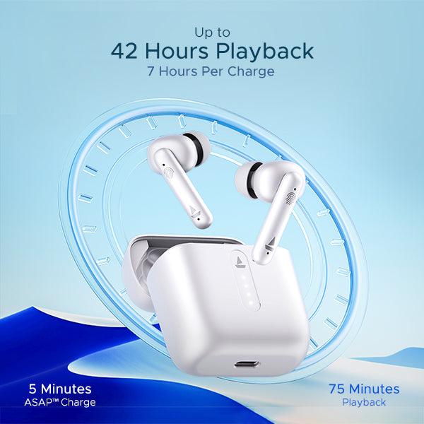 boAt Airdopes 141 | Wireless Earbuds with 42 Hours Playback, ENx™ Technology, BEAST™️ Mode - Nalanda Enterprises