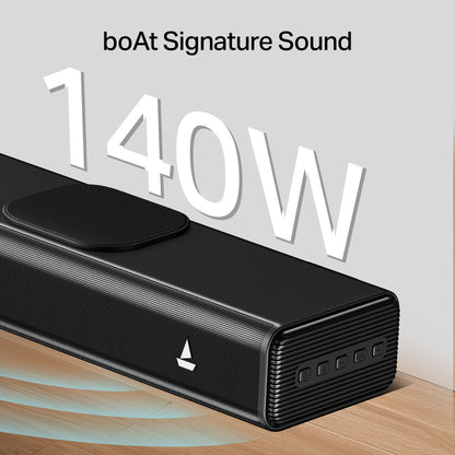 boAt Aavante Raga Plus | 140W 2.2 Channel Soundbar with Built-in Subwoofer & Multi-Connectivity