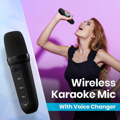 Portronics Apollo One 20W Bluetooth Portable Speaker With Wireless Karaoke Mic,5Hr Playtime 20 W Bluetooth Speaker (Black, 5.2 Channel) - Nalanda Enterprises
