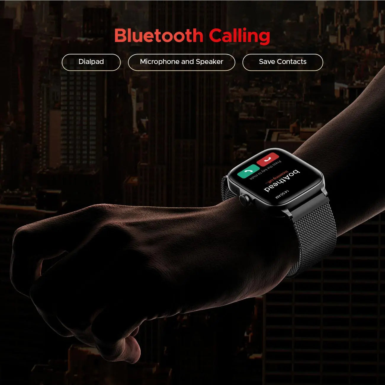 boAt Storm Call 3 | Smartwatch with built-in Map Navigation, 1.83" HD Display, BT Calling, 700+ Activity Modes, SOS Feature - Nalanda Enterprises