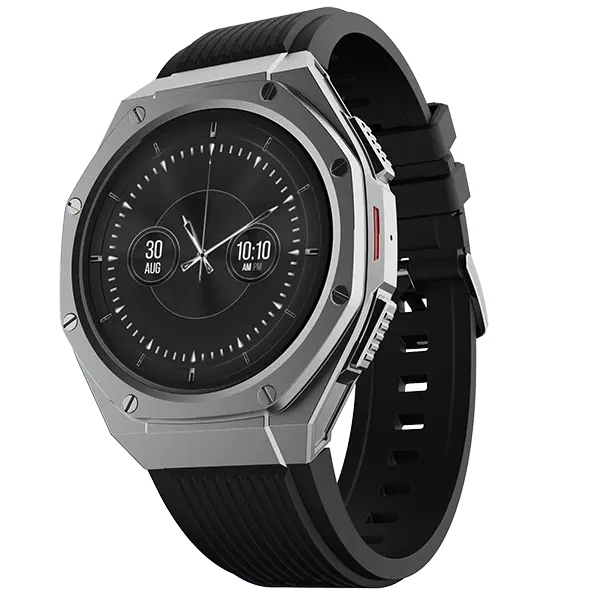 boAt Enigma X600 | Smartwatch with 1.43" (3.63 cm) Amoled Round Display, BT Calling, 100+ Watch Faces, 100+ Sports Modes - Nalanda Enterprises