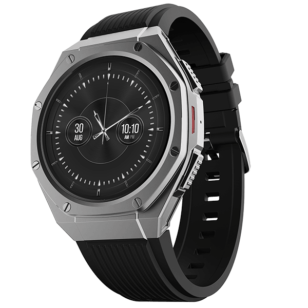 boAt Enigma X600 | Smartwatch with 1.43" (3.63 cm) Amoled Round Display, BT Calling, 100+ Watch Faces, 100+ Sports Modes - Nalanda Enterprises