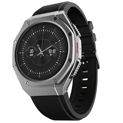 boAt Enigma X600 | Smartwatch with 1.43" (3.63 cm) Amoled Round Display, BT Calling, 100+ Watch Faces, 100+ Sports Modes - Nalanda Enterprises