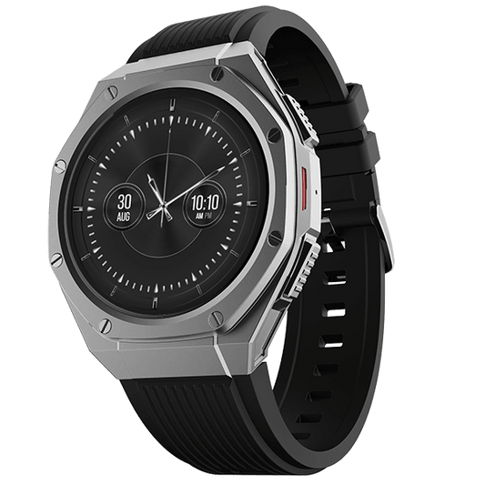 boAt Enigma X600 | Smartwatch with 1.43" (3.63 cm) Amoled Round Display, BT Calling, 100+ Watch Faces, 100+ Sports Modes - Nalanda Enterprises