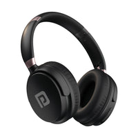 Portronics Muffs M3 Over Ear Headphones with ANC Enabled, Upto 40 Hours Playtime, in-Built Mic, 40mm Driver, Powerful Bass, Soft Ear Cushion, BT 5.3V, AUX in, Foldable Design, Type C Fast Charging - Nalanda Enterprises