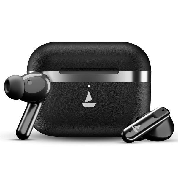 boAt Airdopes Prime 513 ANC | Wireless Earbuds with 65 Hours Playback, 32dB ANC, Quad Mics & Multipoint Connectivity - Nalanda Enterprises