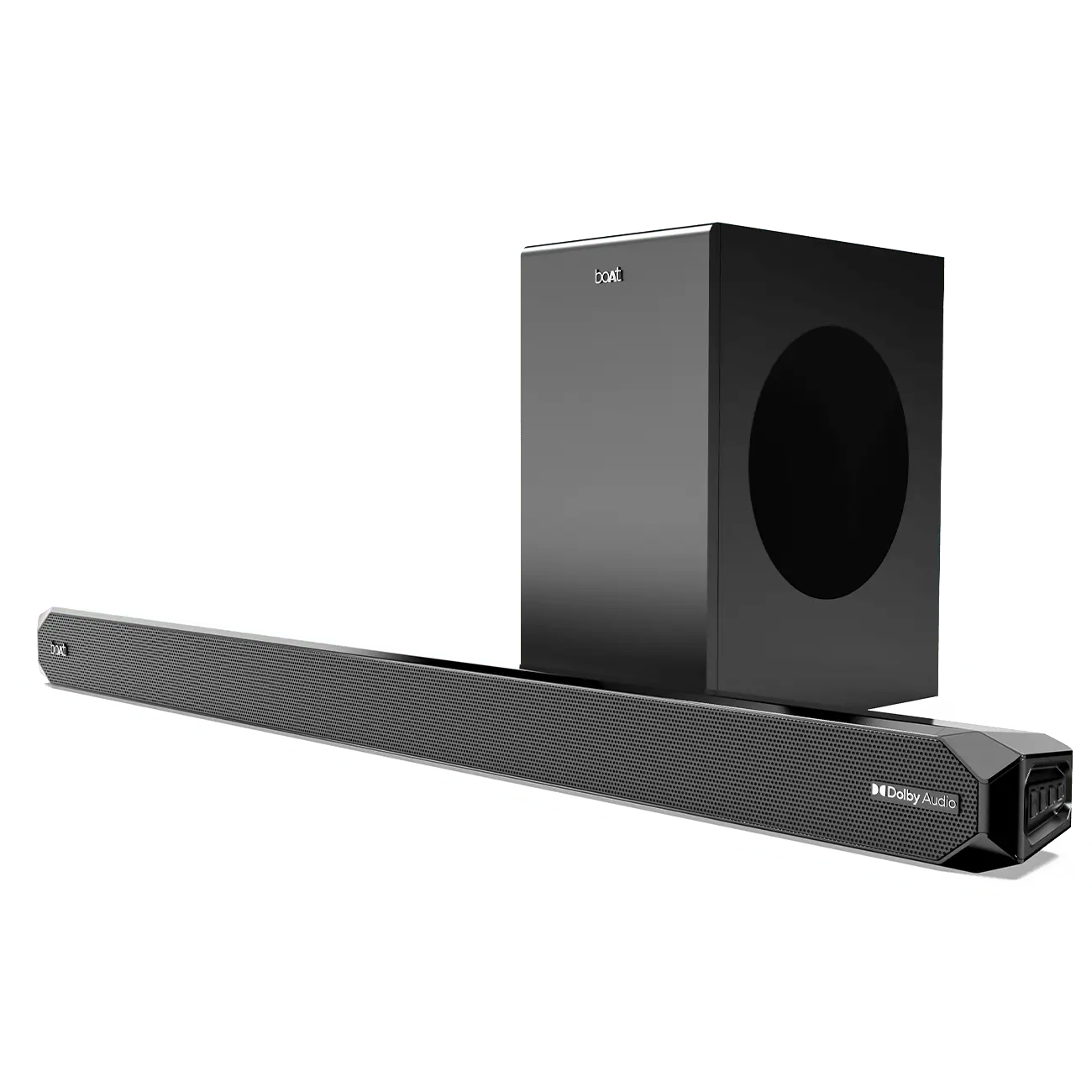 boAt Aavante Bar A2060 Dolby | 160W Dolby Soundbar, 2.1 Channel with Wired Subwoofer, Master Remote Control, Multi Connectivity - Nalanda Enterprises