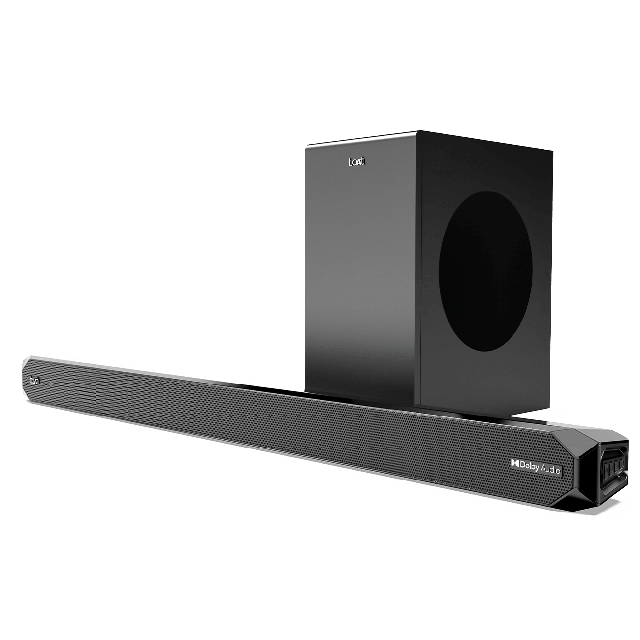boAt Aavante Bar A2060 Dolby | 160W Dolby Soundbar, 2.1 Channel with Wired Subwoofer, Master Remote Control, Multi Connectivity - Nalanda Enterprises